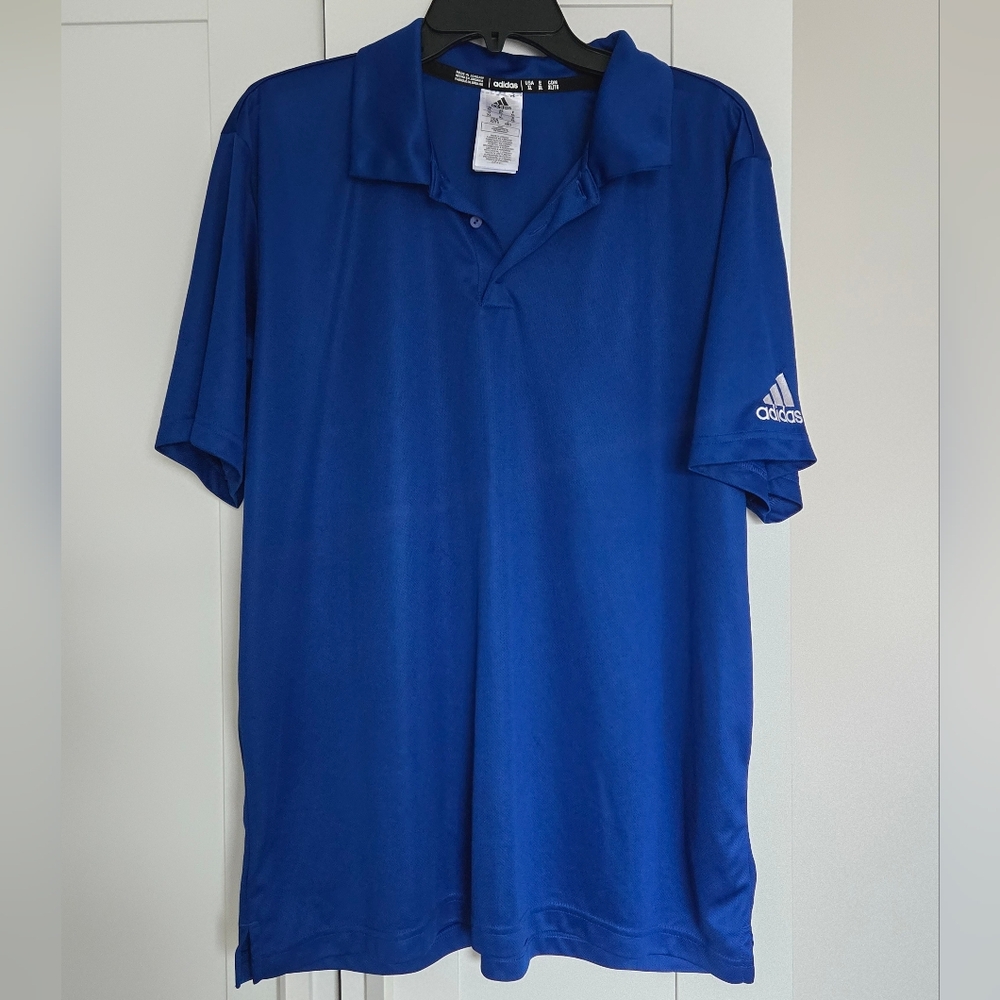 Adidas Men's Blue Polo Shirt